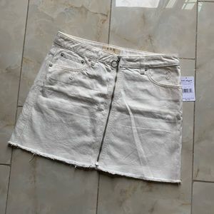 Free People zipper skirt